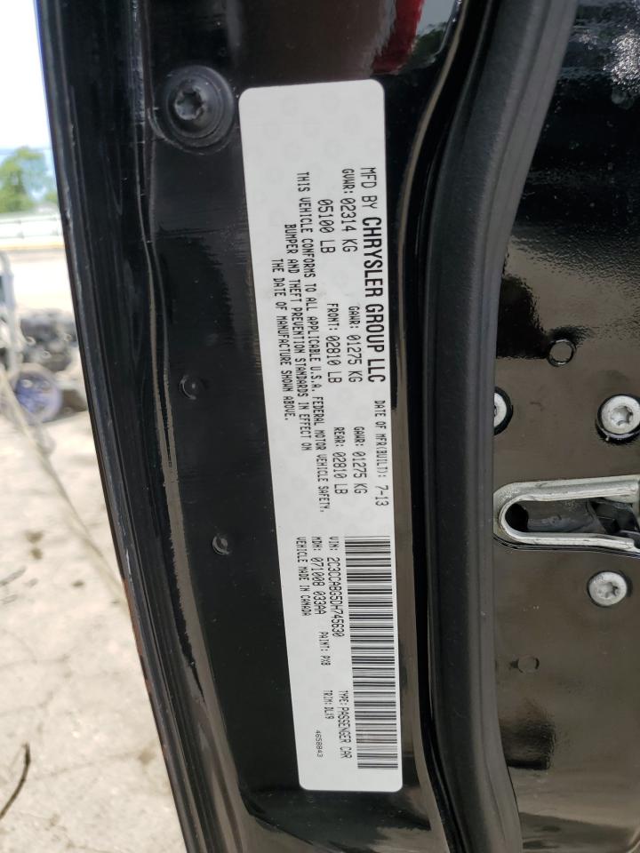 2013 Chrysler 300 S VIN: 2C3CCABG5DH745630 Lot: 58954964