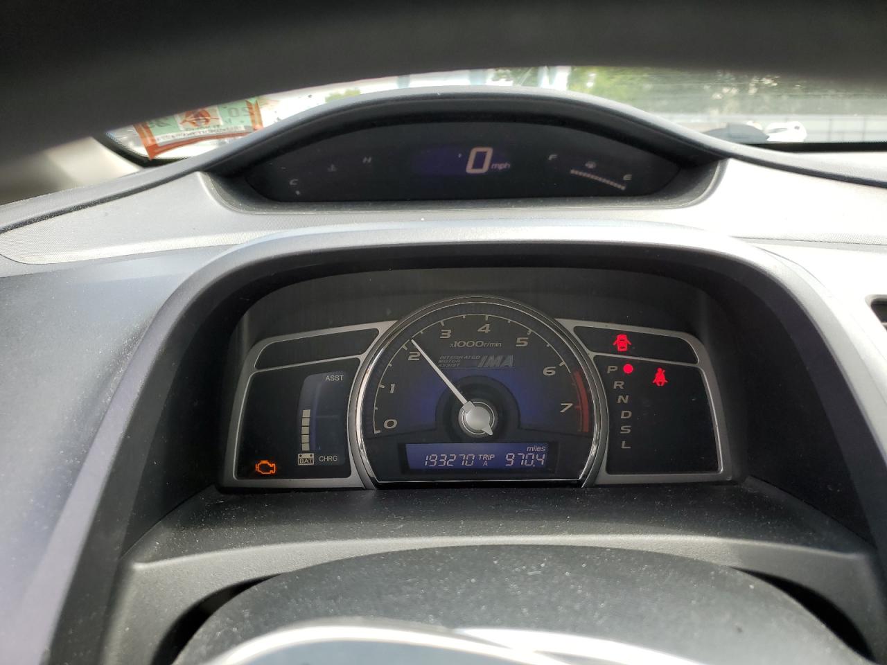 2007 Honda Civic Hybrid VIN: JHMFA36277S007705 Lot: 58758504