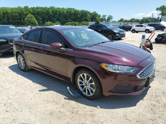 Седани FORD FUSION 2017 Бургунді