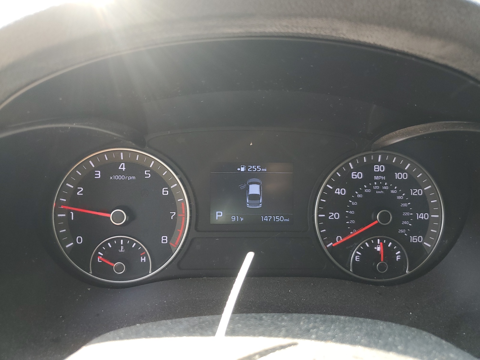 5XXGT4L37KG285235 2019 Kia Optima Lx