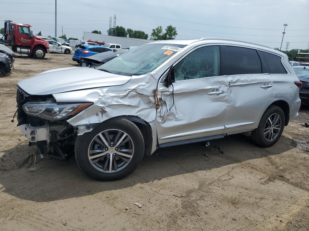 2019 Infiniti Qx60 Luxe VIN: 5N1DL0MM8KC501964 Lot: 59715594