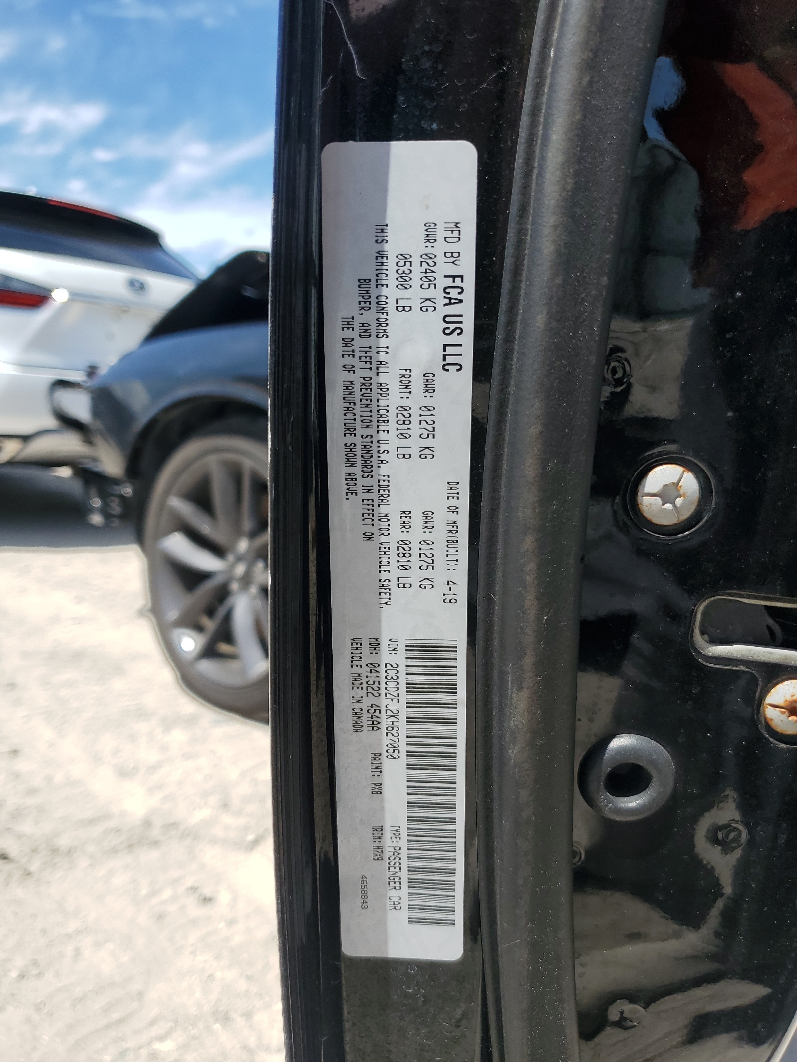 2C3CDZFJ2KH627050 2019 Dodge Challenger R/T Scat Pack