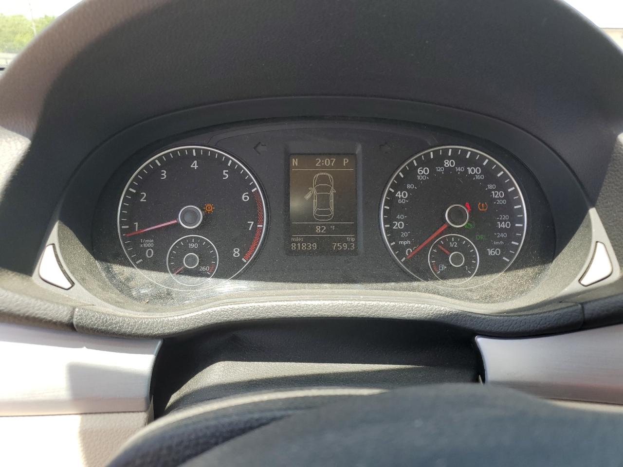 2012 Volkswagen Passat Se VIN: 1VWBM7A36CC088051 Lot: 57018934