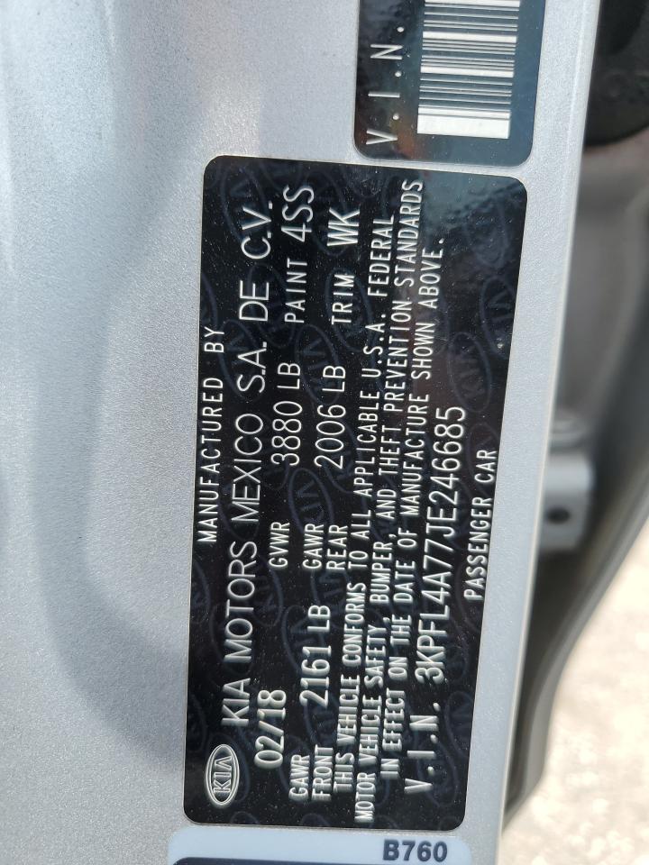 2018 Kia Forte Lx VIN: 3KPFL4A77JE246685 Lot: 59364354