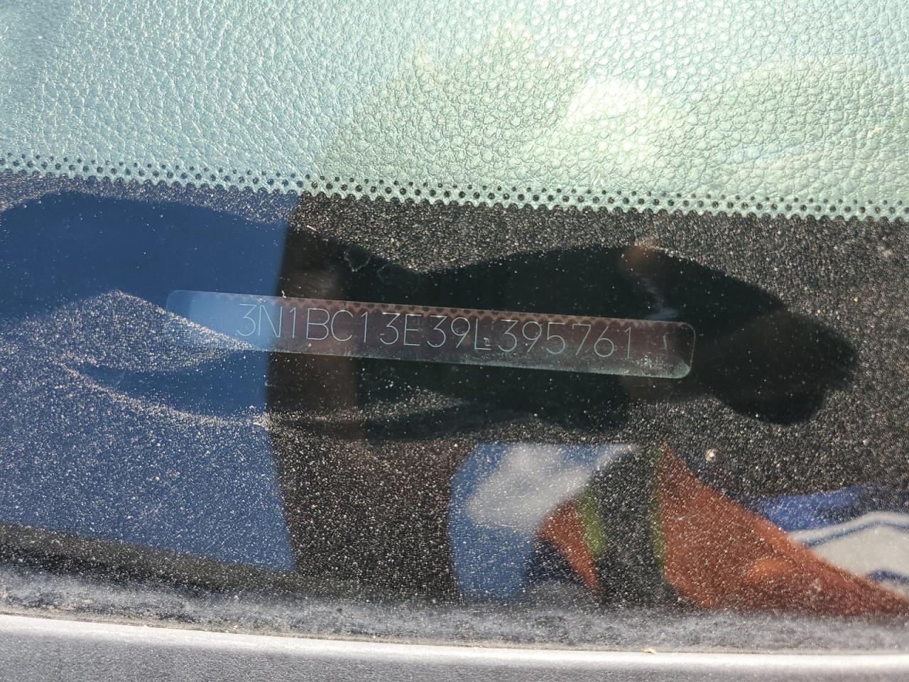 2009 Nissan Versa S VIN: 3N1BC13E39L395761 Lot: 80196785