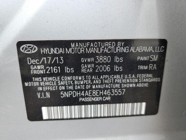 5NPDH4AE8EH463557 | 2014 Hyundai elantra se