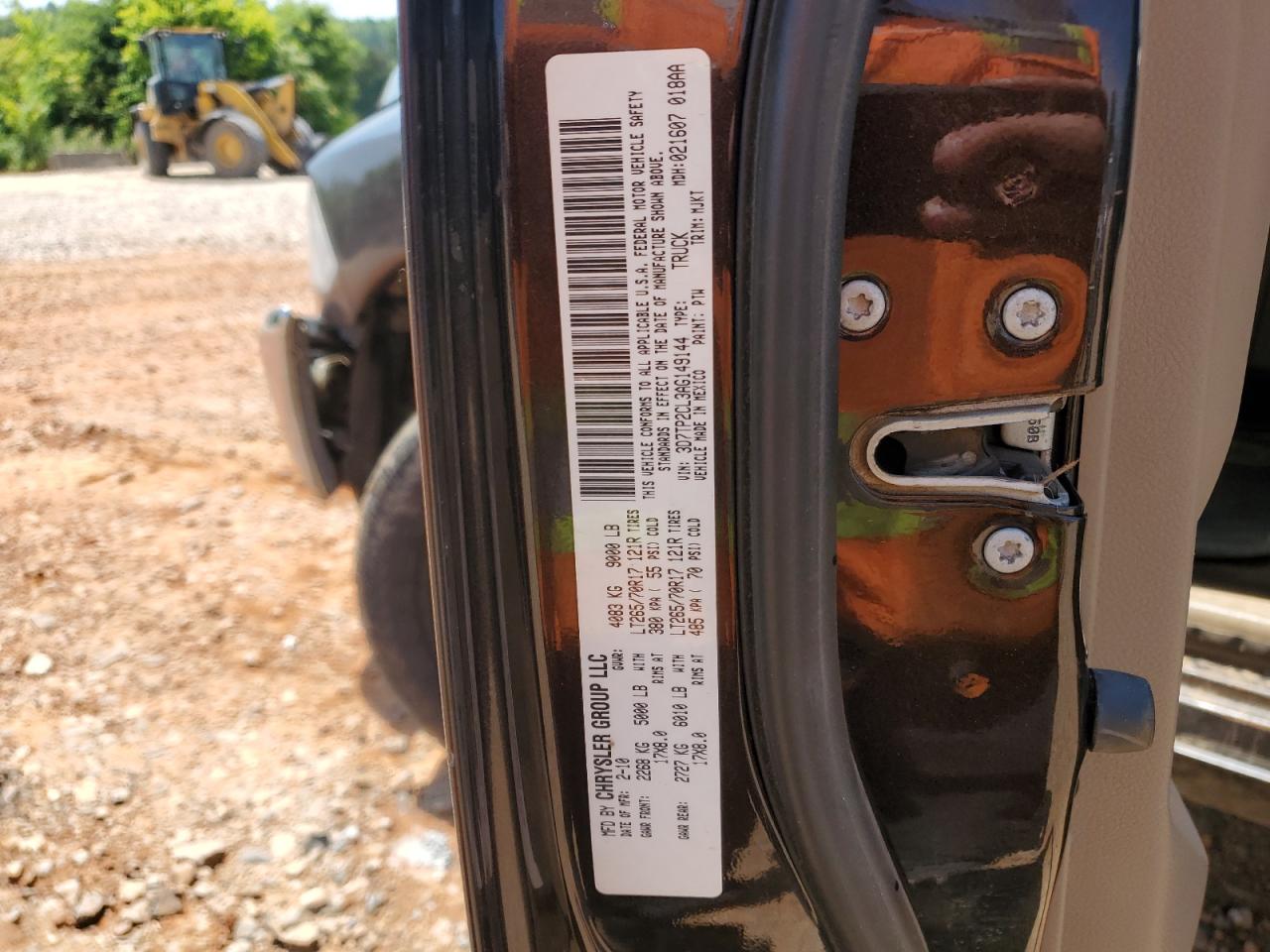 2010 Dodge Ram 2500 VIN: 3D7TP2CL3AG149144 Lot: 58469624