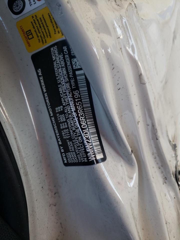 2024 Mini Cooper VIN: WMW23DL06R3R65196 Lot: 57508564