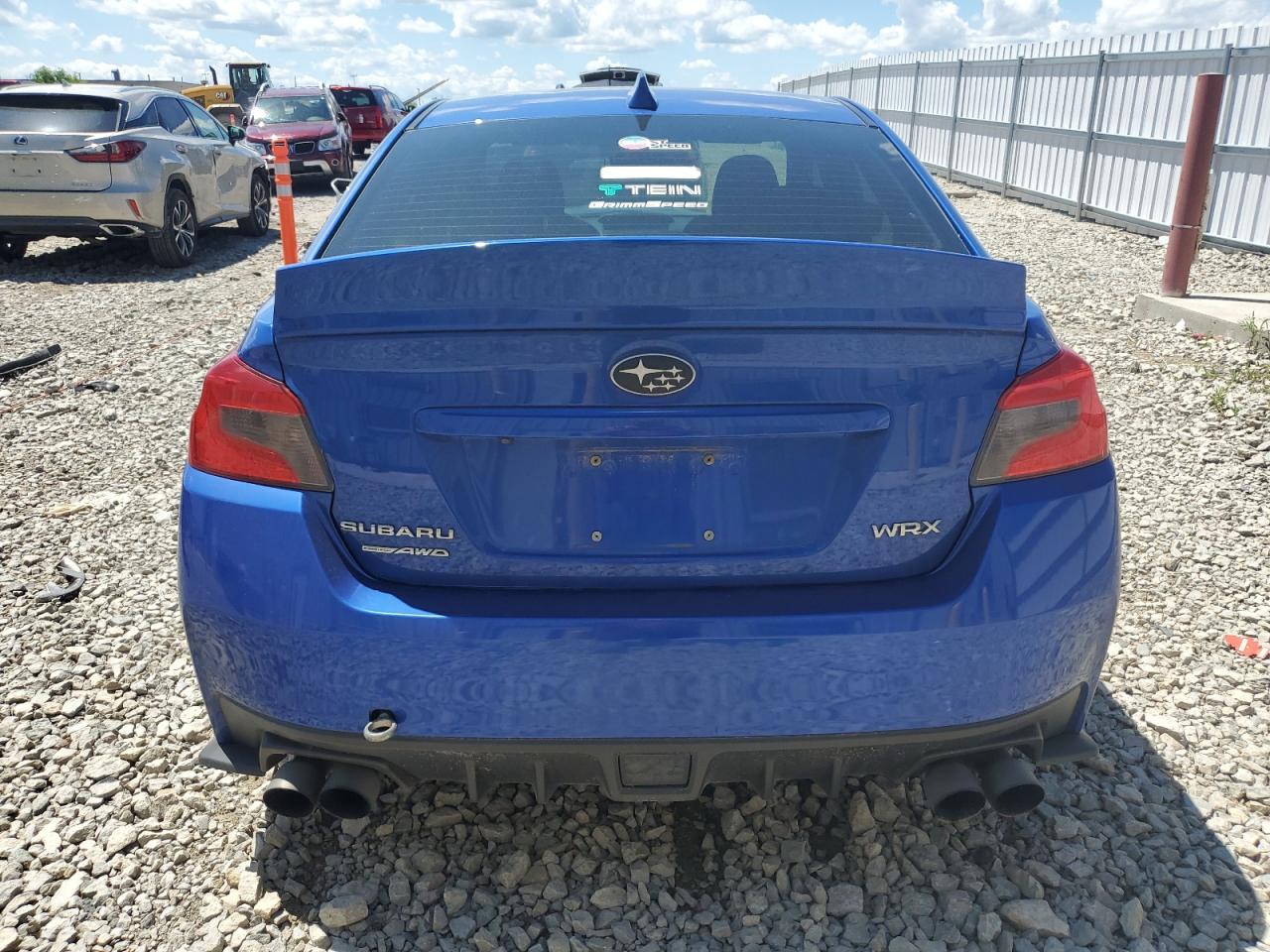 2015 Subaru Wrx VIN: JF1VA1A64F9834827 Lot: 58598554