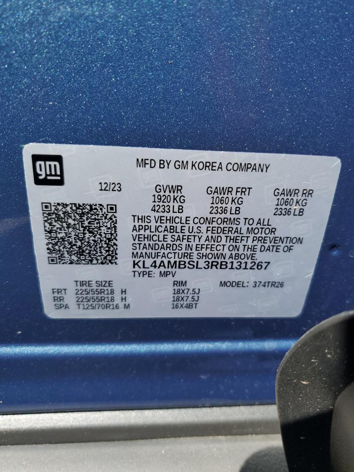 2024 Buick Encore Gx Preferred VIN: KL4AMBSL3RB131267 Lot: 58289774