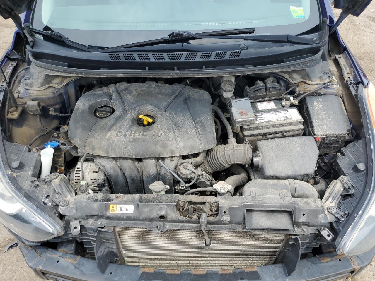 2013 Hyundai Elantra Gls VIN: 5NPDH4AE2DH412134 Lot: 59162254