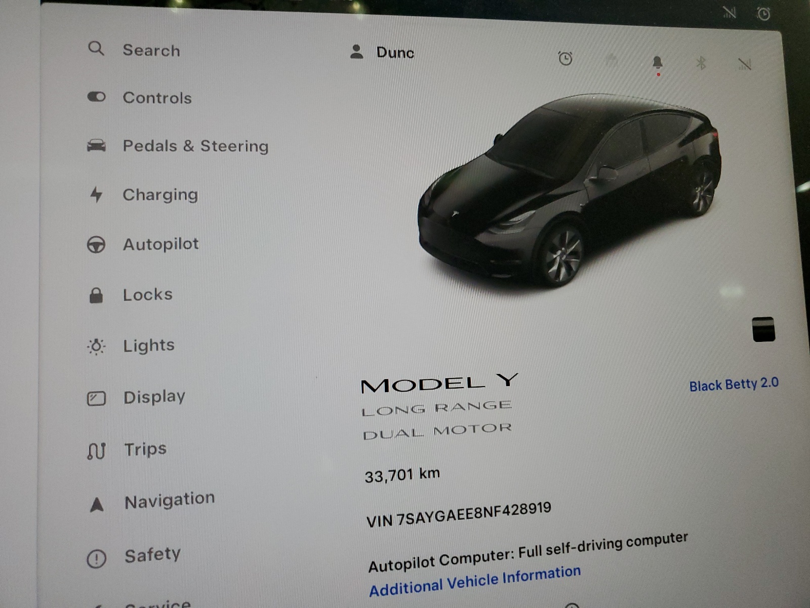 7SAYGAEE8NF428919 2022 Tesla Model Y