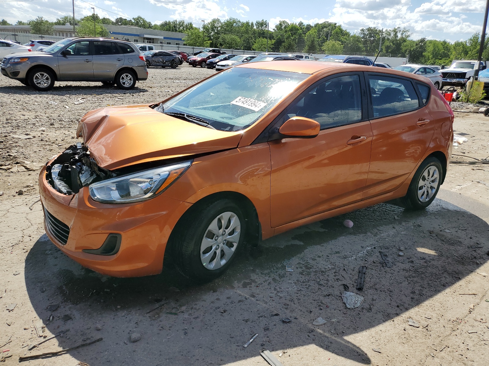 2015 Hyundai Accent Gs vin: KMHCT5AE8FU200424