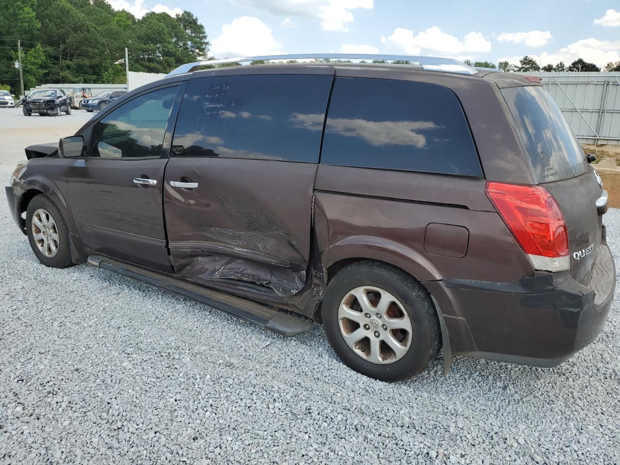 2007 Nissan Quest S VIN: 5N1BV28U27N104348 Lot: 59028724
