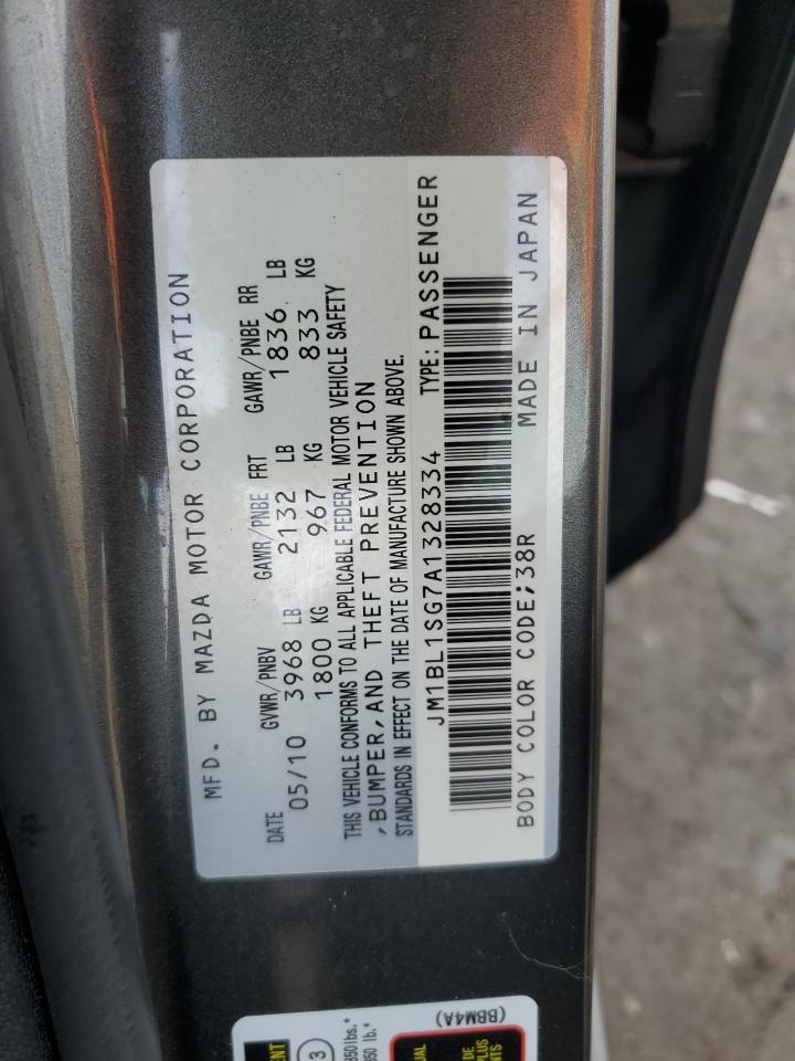 2010 Mazda 3 I VIN: JM1BL1SG7A1328334 Lot: 68711585