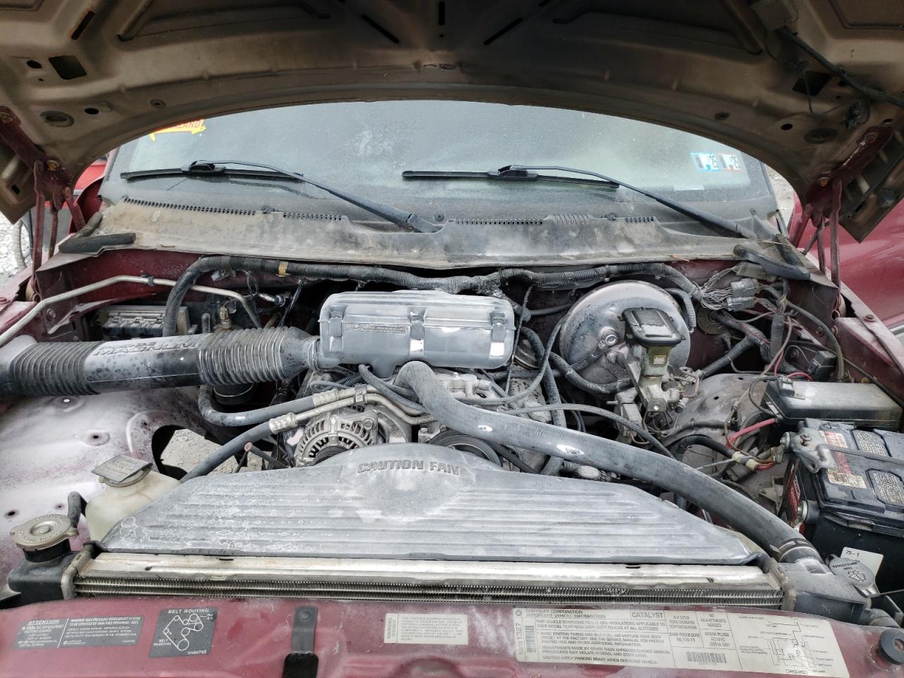 1996 Dodge Ram 1500 VIN: 1B7HC16Y9TJ183409 Lot: 57583004