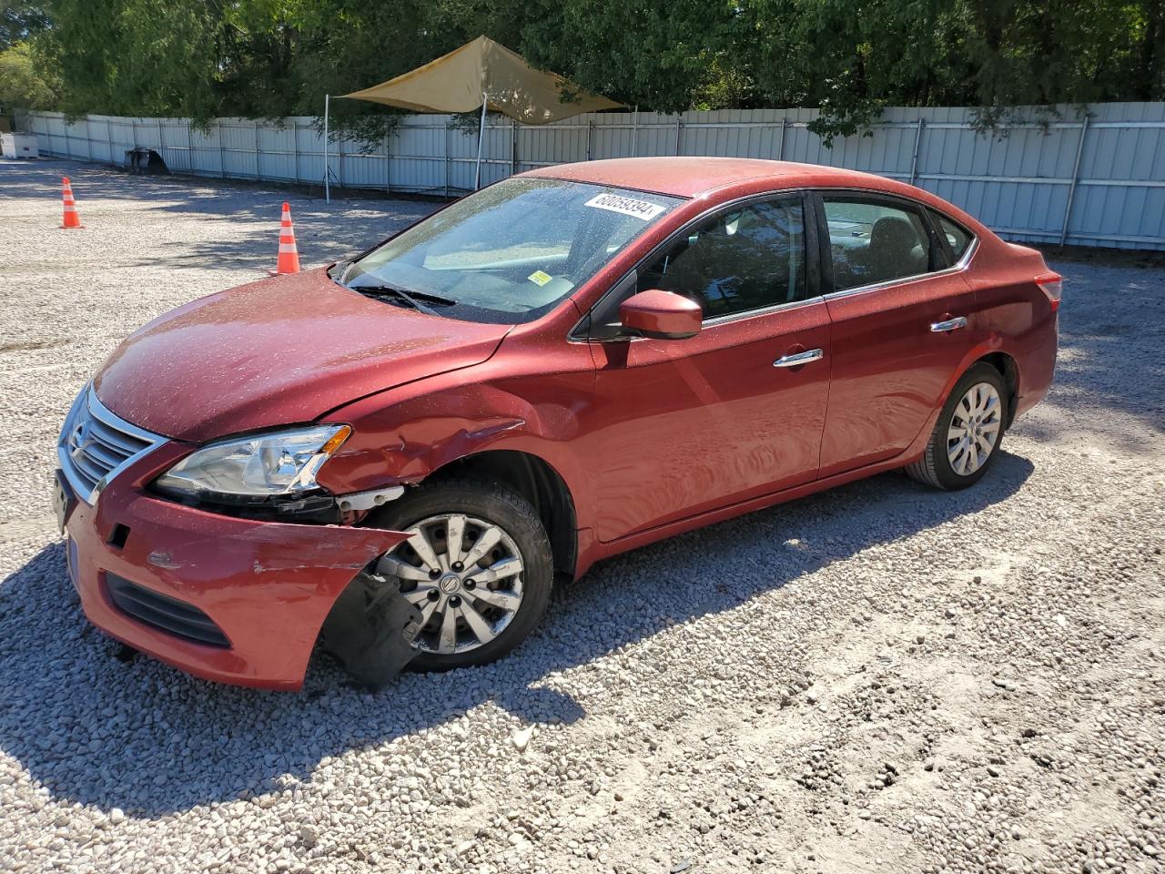 2015 Nissan Sentra S VIN: 3N1AB7AP0FL670732 Lot: 60059394