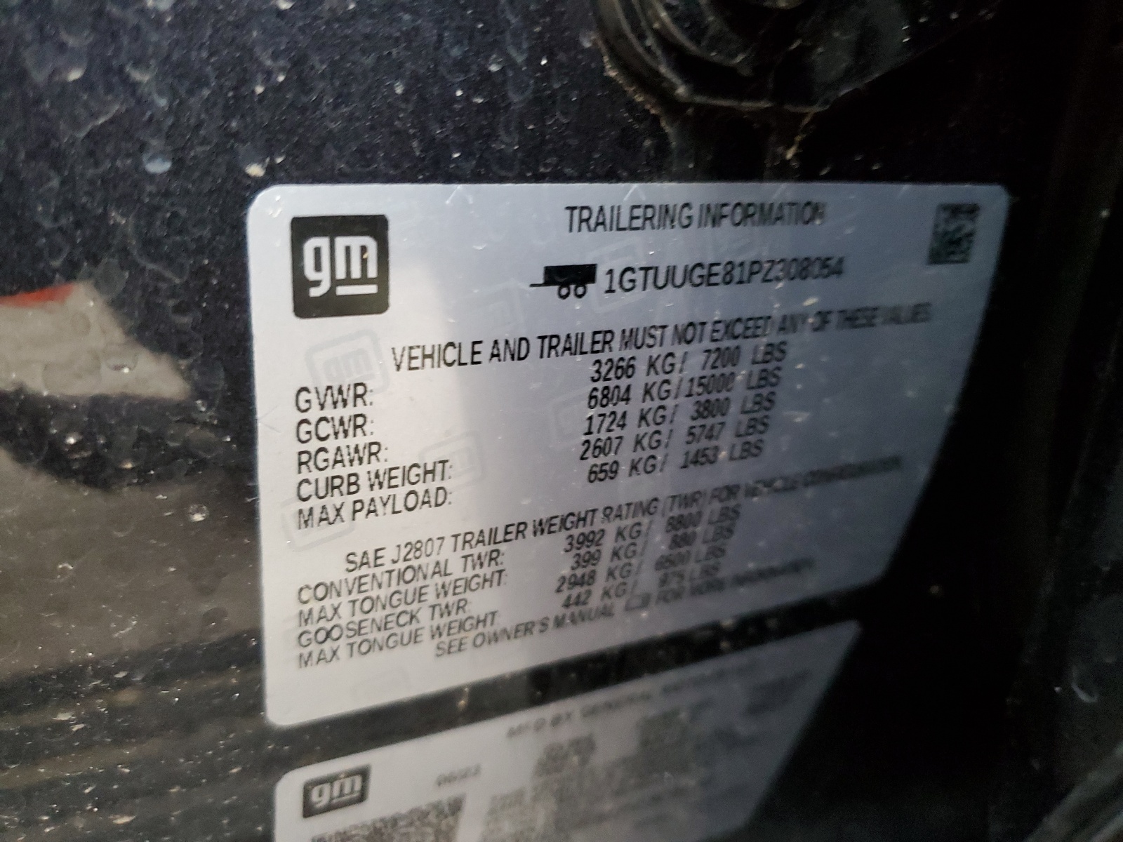 1GTUUGE81PZ308054 2023 GMC Sierra K1500 Denali