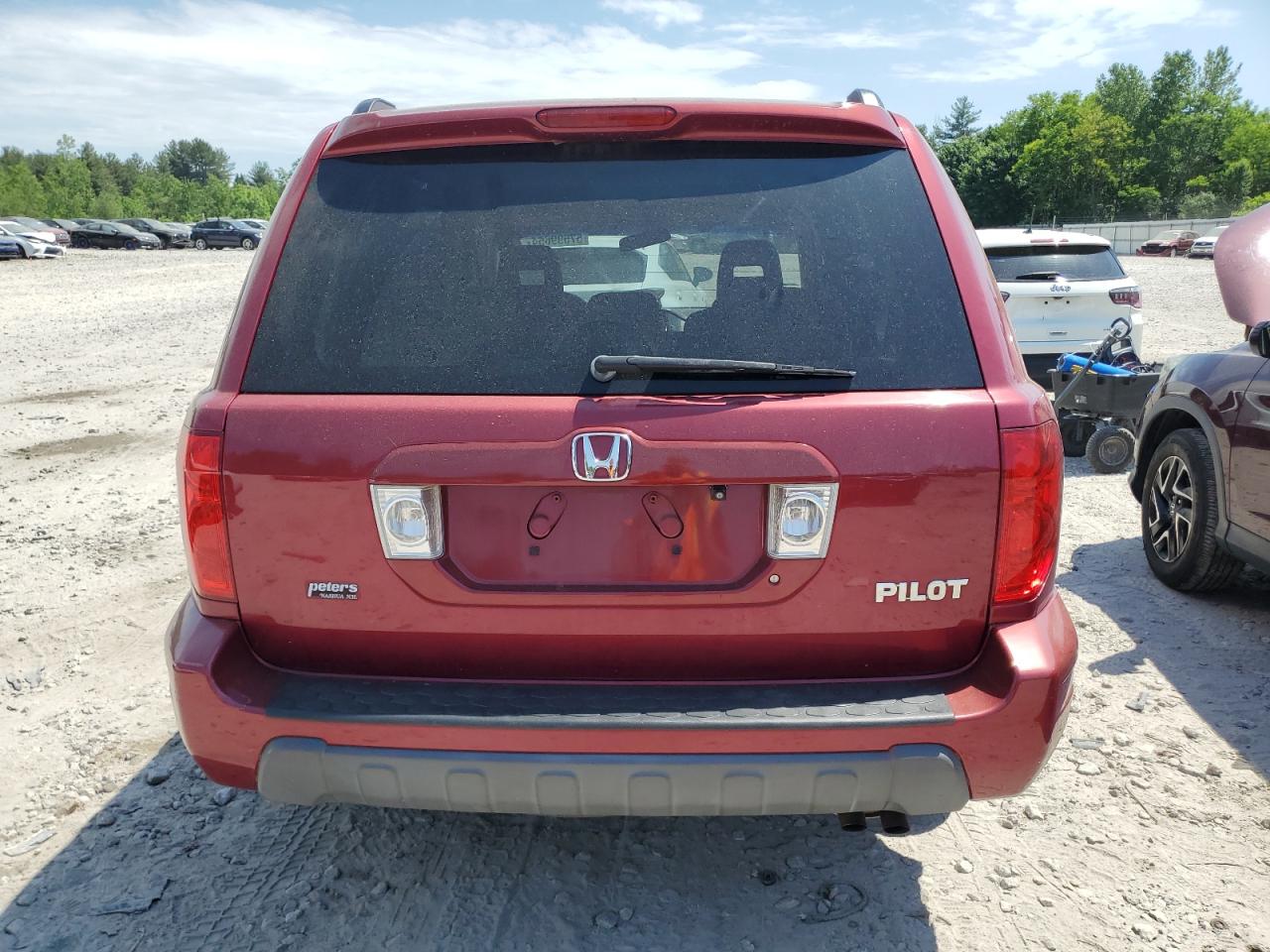 2005 Honda Pilot Ex VIN: 2HKYF18415H544046 Lot: 66875634