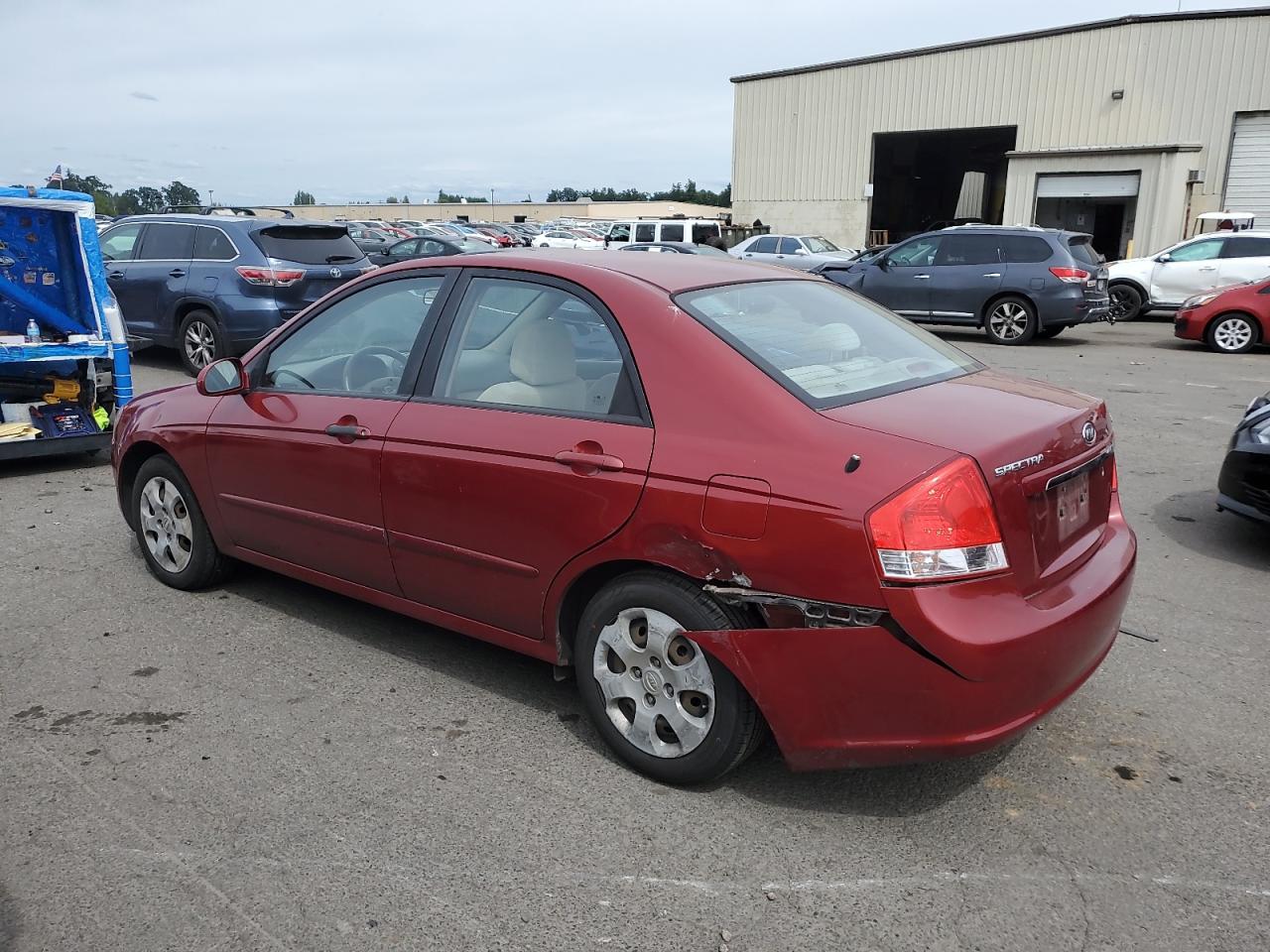 2009 Kia Spectra Ex VIN: KNAFE222395667602 Lot: 59047604