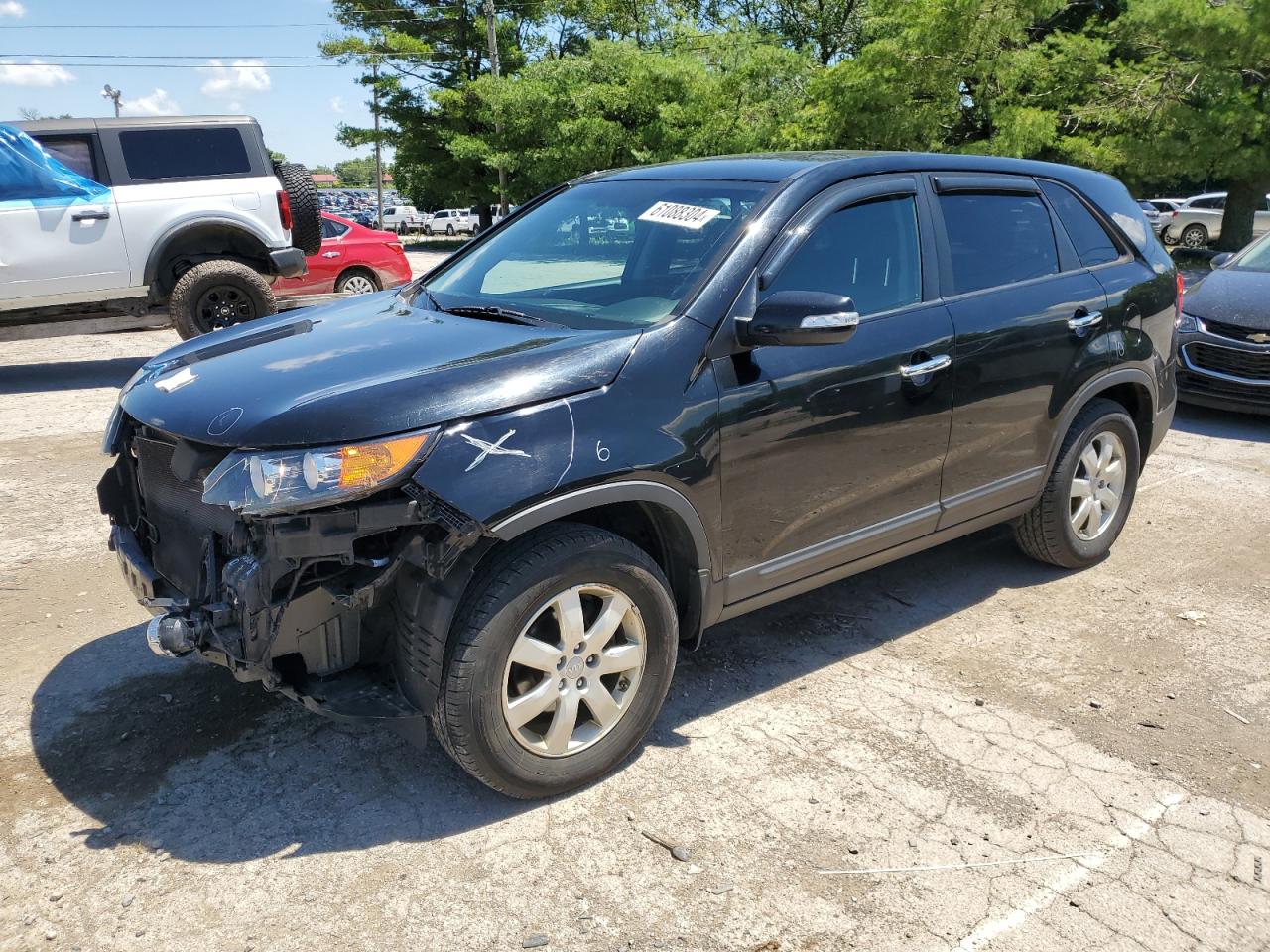 2013 Kia Sorento Lx VIN: 5XYKT3A17DG401151 Lot: 61088304