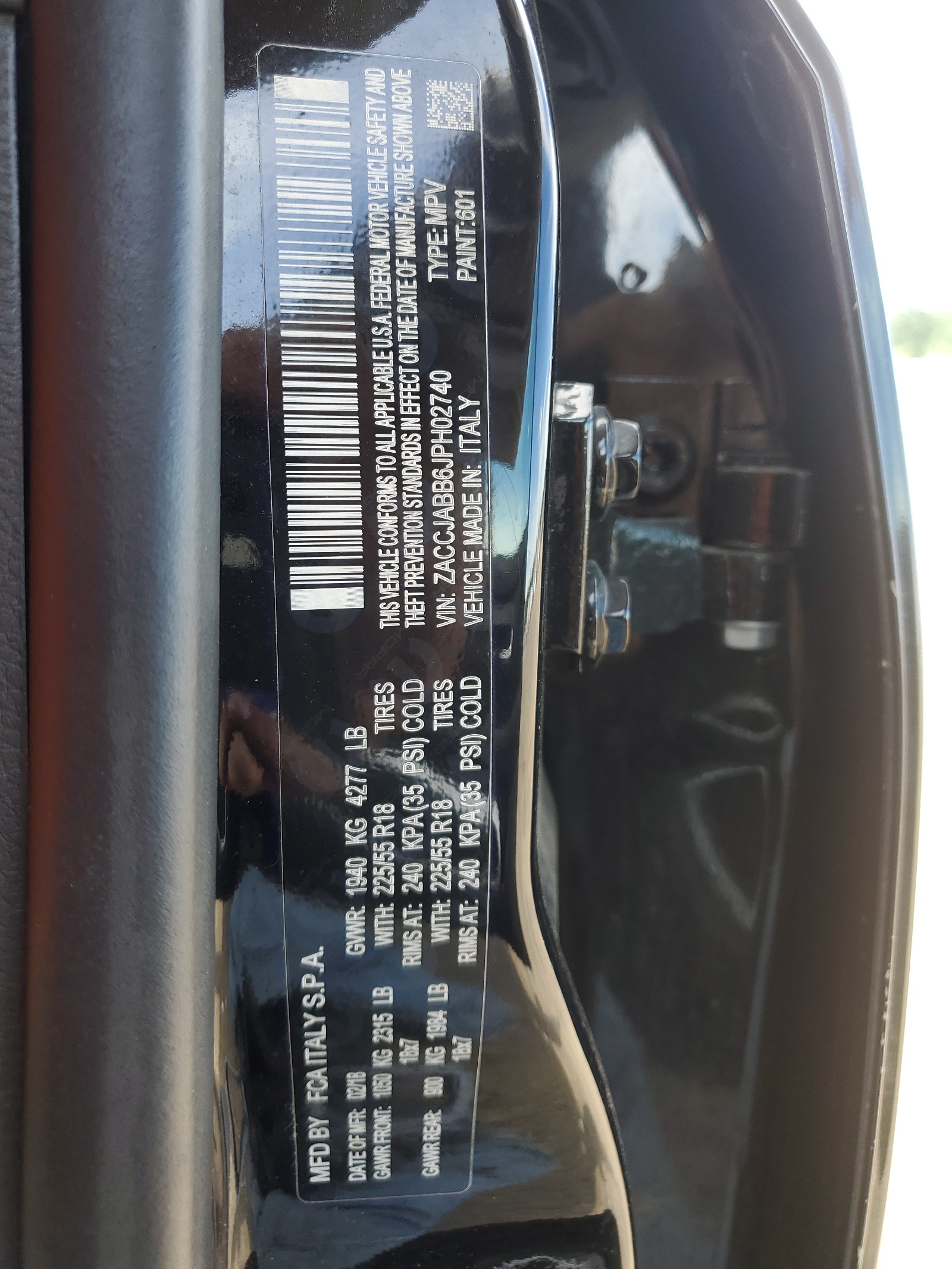 ZACCJABB6JPH02740 2018 Jeep Renegade Latitude