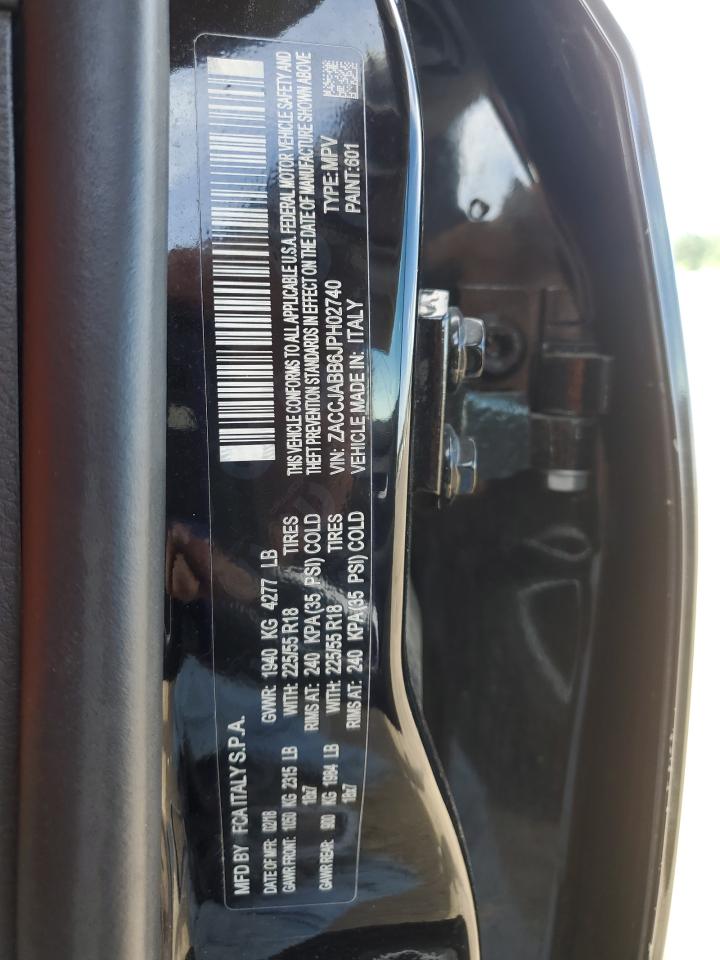 2018 Jeep Renegade Latitude VIN: ZACCJABB6JPH02740 Lot: 60215244