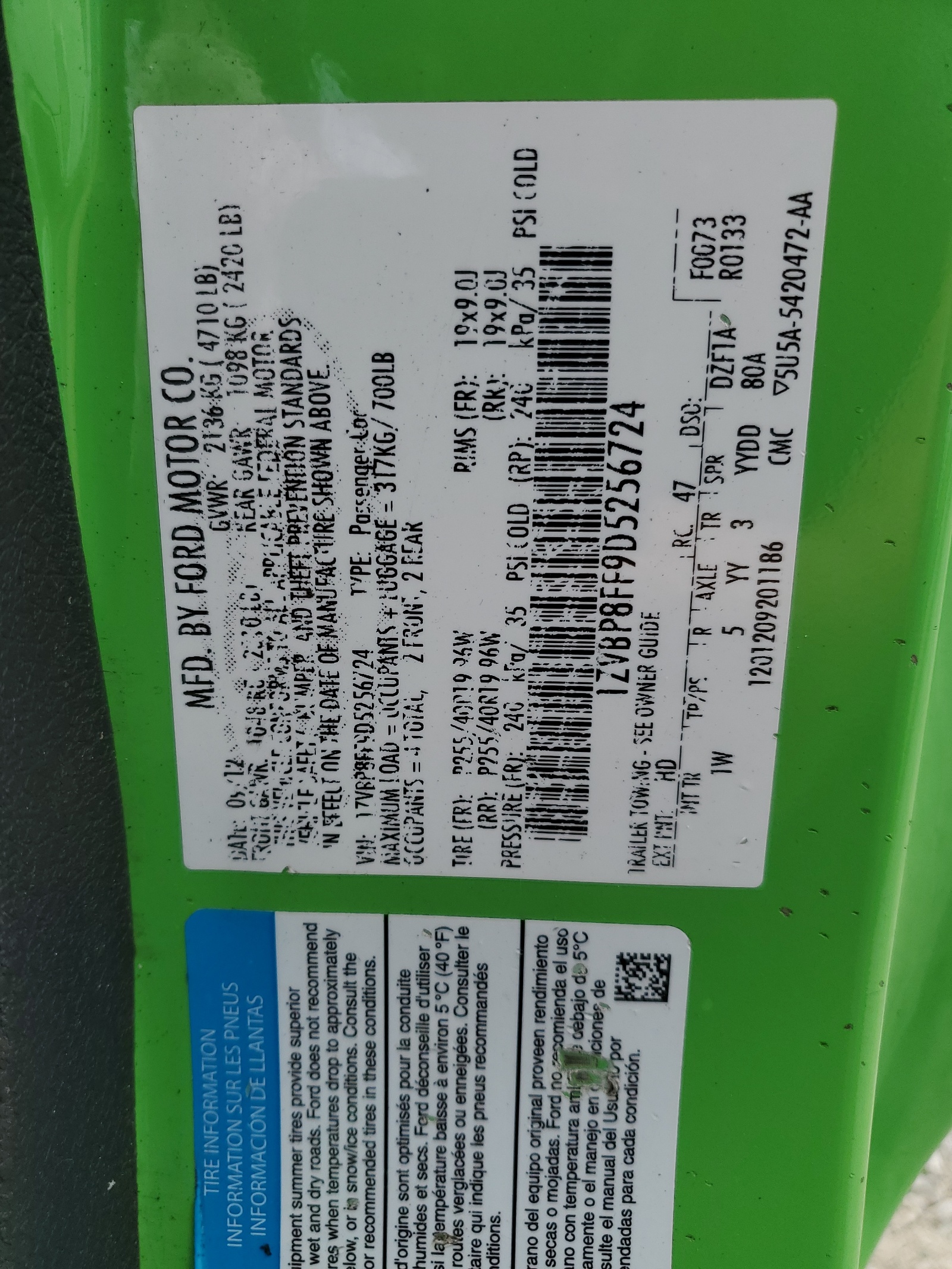 1ZVBP8FF9D5256724 2013 Ford Mustang Gt