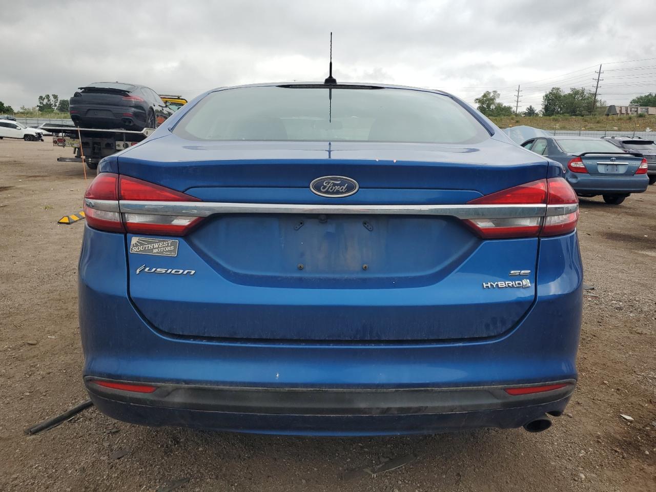 2017 Ford Fusion Se Hybrid VIN: 3FA6P0LU7HR386650 Lot: 58163694