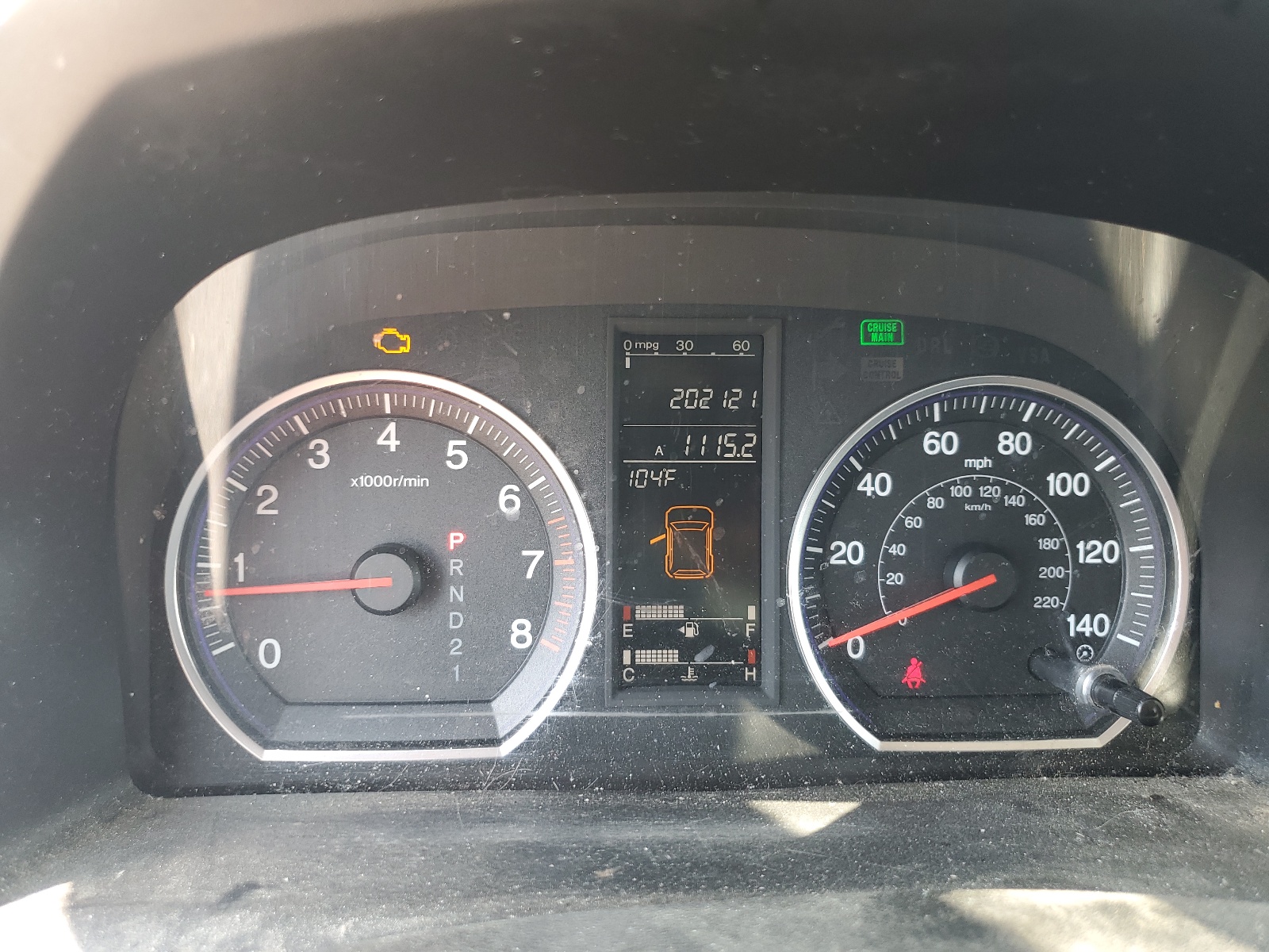 JHLRE485X8C076581 2008 Honda Cr-V Ex