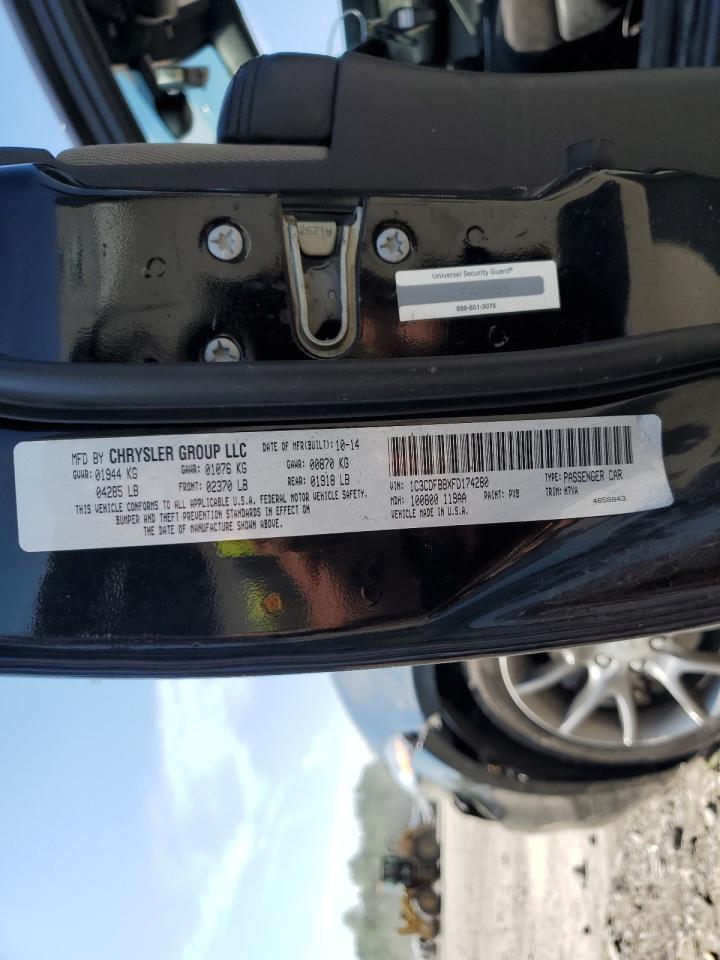 2015 Dodge Dart Sxt VIN: 1C3CDFBBXFD174280 Lot: 60054384