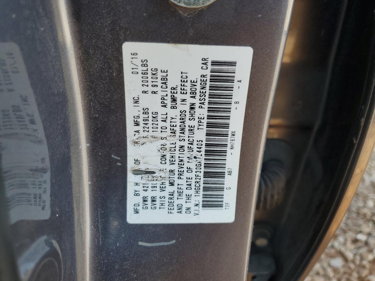 2016 Honda Accord - Image 12