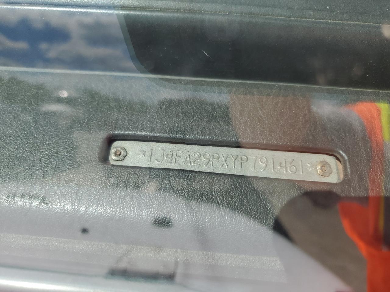 2000 Jeep Wrangler / Tj Se VIN: 1J4FA29PXYP791461 Lot: 60729344