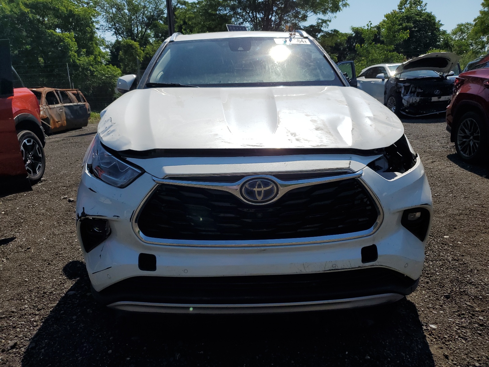 2020 Toyota Highlander Hybrid Platinum vin: 5TDEBRCHXLS010848