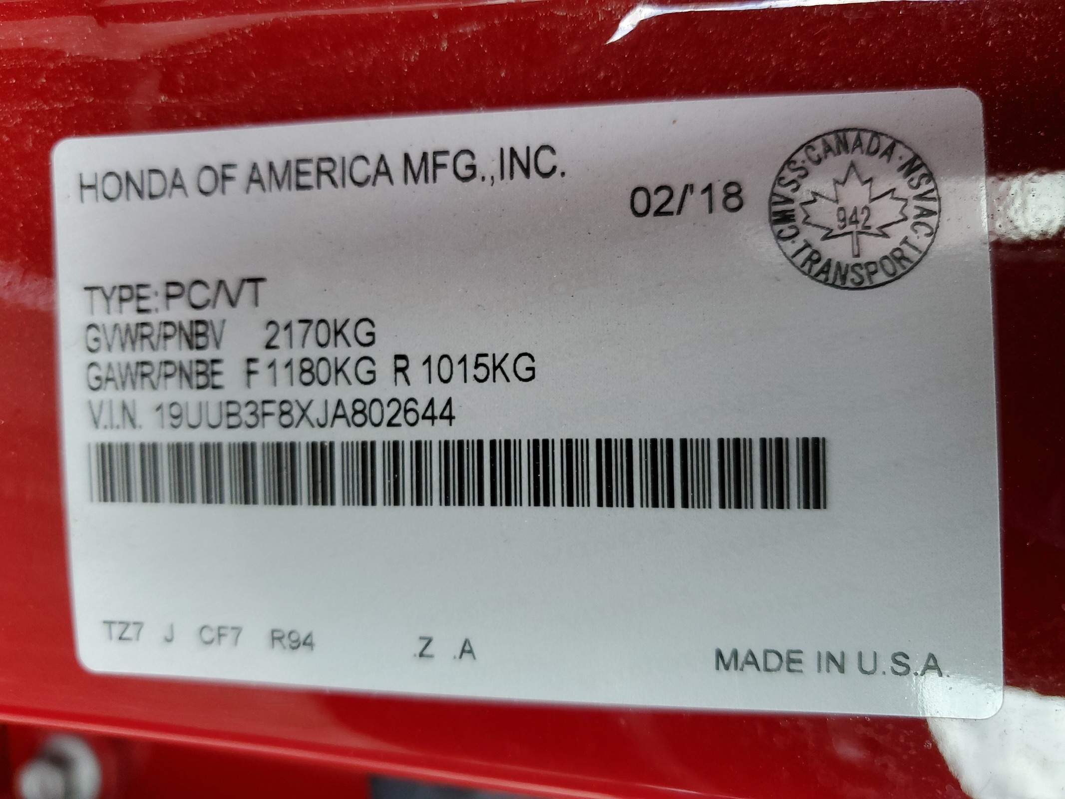 19UUB3F8XJA802644 2018 Acura Tlx Elite