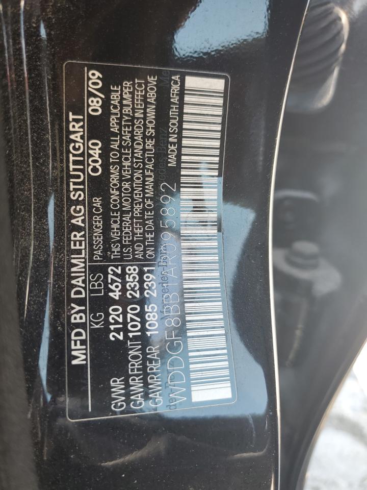 2010 Mercedes-Benz C 300 4Matic VIN: WDDGF8BB1AR095892 Lot: 60673084