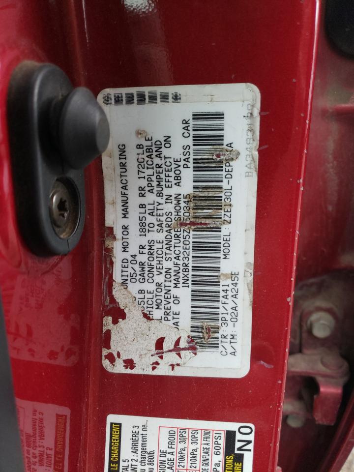 2005 Toyota Corolla Ce VIN: 1NXBR32E05Z350345 Lot: 81476534