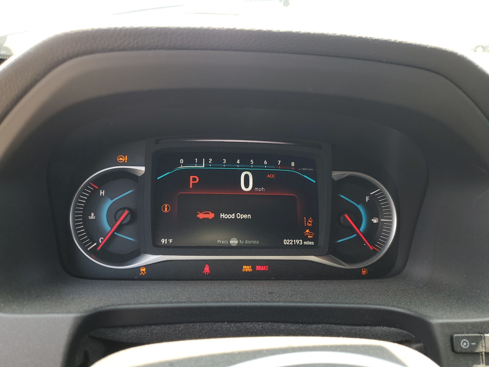 5FNYF8H52MB041642 2021 Honda Passport Exl