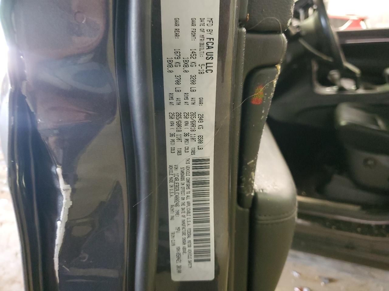 2018 Jeep Grand Cherokee Limited VIN: 1C4RJEBG9JC400246 Lot: 59316474