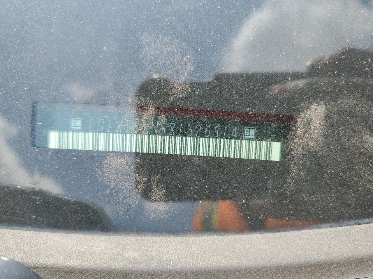 2008 Chevrolet Impala Lt VIN: 2G1WT58N581326514 Lot: 60390964