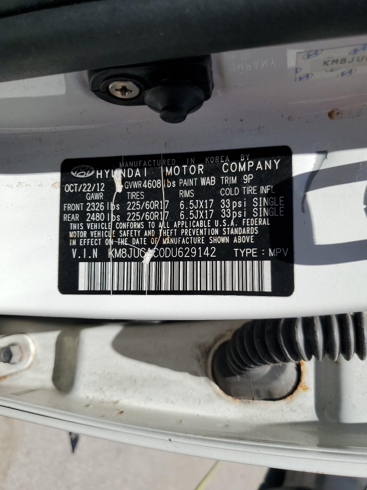 KM8JUCAC0DU629142 2013 Hyundai Tucson Gls