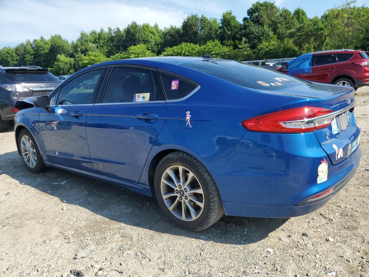 2017 Ford Fusion Se VIN: 3FA6P0H72HR237162 Lot: 61133044