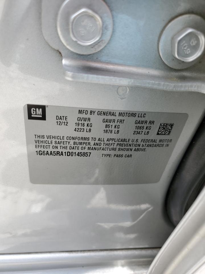 2013 Cadillac Ats VIN: 1G6AA5RA1D0145857 Lot: 59248964