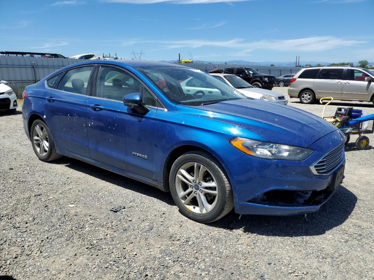 2018 Ford Fusion Se Hybrid VIN: 3FA6P0LU7JR170464 Lot: 57727094