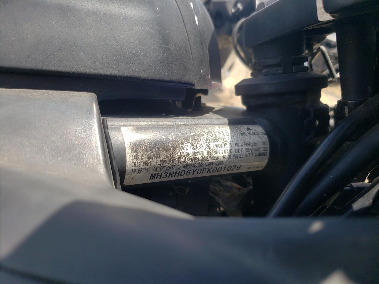 2015 Yamaha Yzfr3 VIN: MH3RH06Y0FK001029 Lot: 60522424