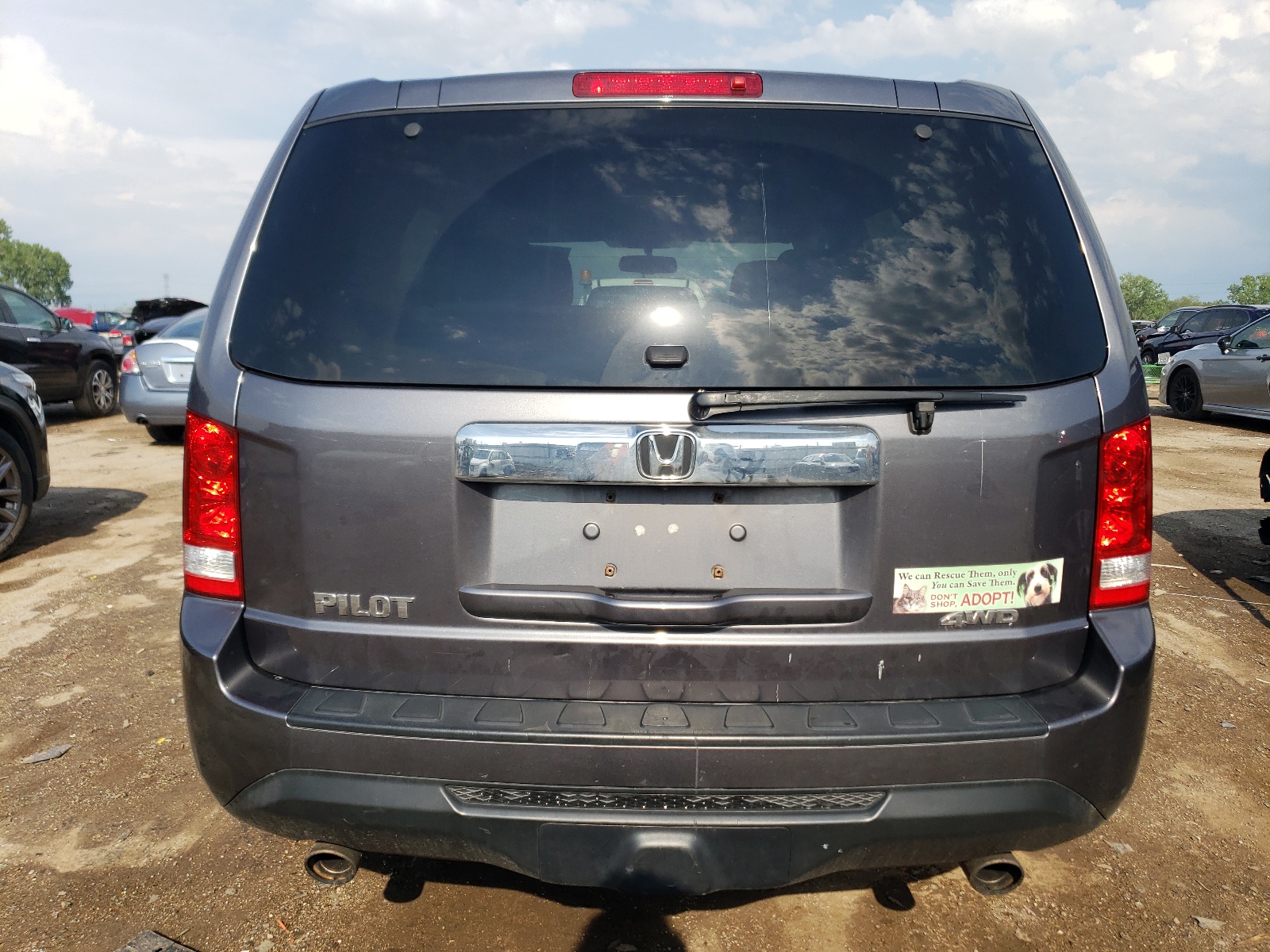5FNYF4H59EB056455 2014 Honda Pilot Exl