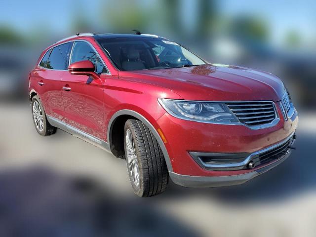  LINCOLN MKX 2016 Красный