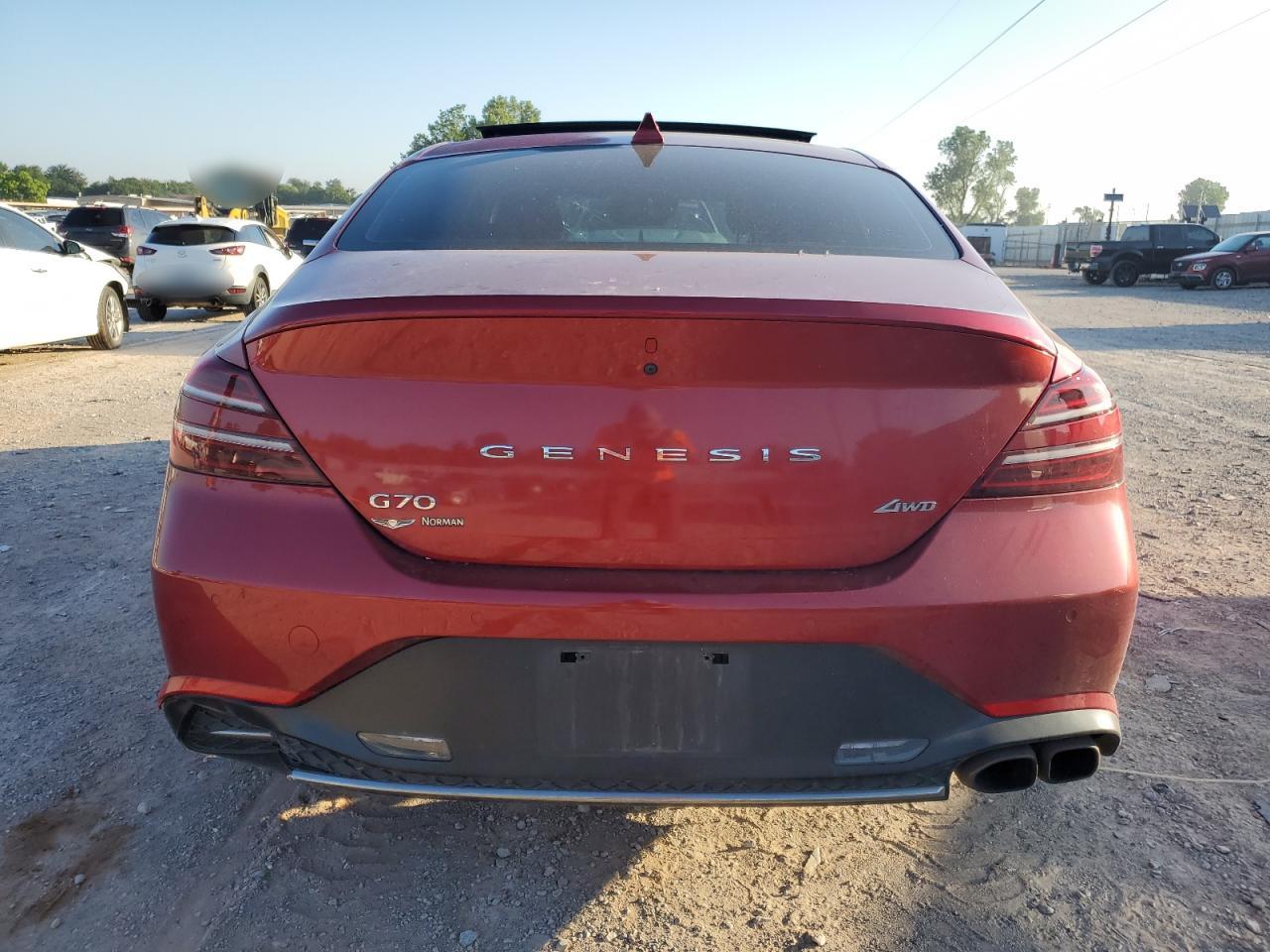 2022 Genesis G70 Base VIN: KMTG34TA5NU100128 Lot: 58835304