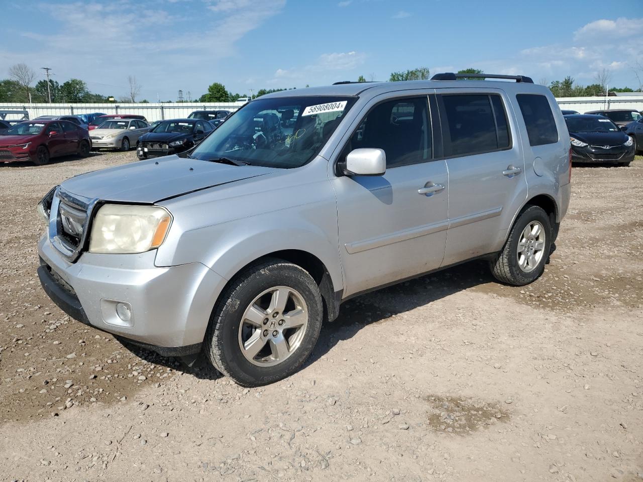 2011 Honda Pilot Ex VIN: 5FNYF3H47BB012824 Lot: 58908004