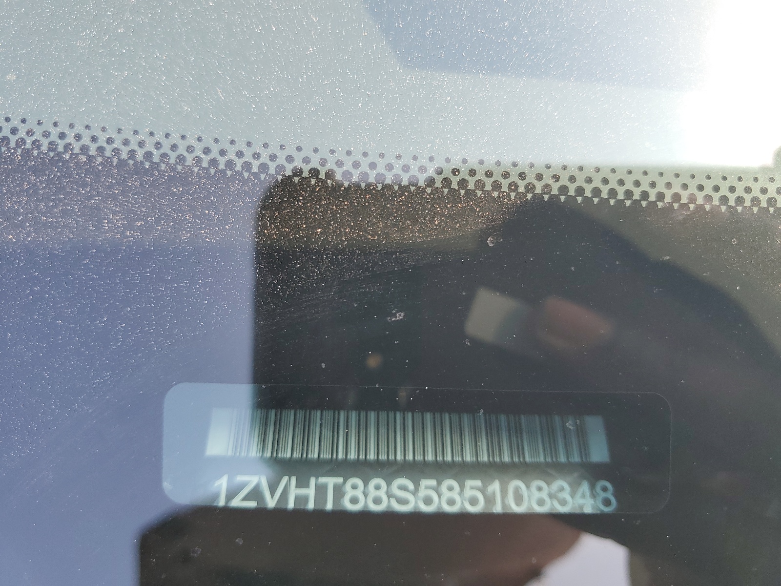 1ZVHT88S585108348 2008 Ford Mustang Shelby Gt500